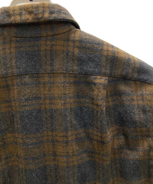 PENDLETON（ペンドルトン）PENDLETON (ペンドルトン) 50s チェック ボードシャツ ブラウン サイズ:SIZE Sの古着・服飾アイテム