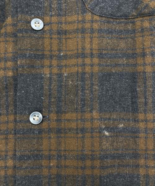 PENDLETON（ペンドルトン）PENDLETON (ペンドルトン) 50s チェック ボードシャツ ブラウン サイズ:SIZE Sの古着・服飾アイテム