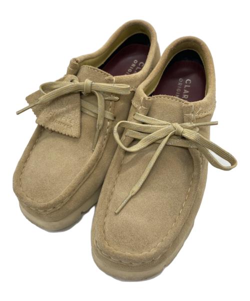 CLARKS（クラークス）CLARKS (クラークス) ウィメンズワラビー Wallabee GTX ベージュ サイズ:SIZE 23.5cmの古着・服飾アイテム