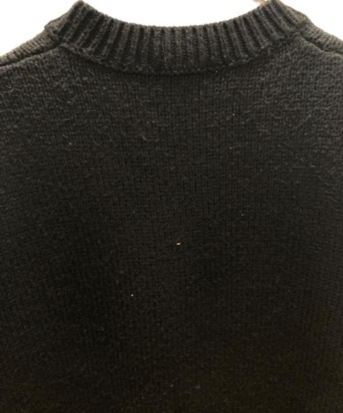 LAD MUSICIAN（ラッドミュージシャン）LAD MUSICIAN (ラッドミュージシャン) ACRYLIC/WOOL INTARSIA KNIT GUITAR CAT ブラック サイズ:SIZE 44の古着・服飾アイテム