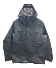 WHITE MOUNTAINEERING（ホワイトマウンテ二アニング）の古着「GORE-TEX NYLON TAFFETA 3L MOUNTAIN PARKA ナイロンタフタ3Lマウンテンパーカー」｜ブラック
