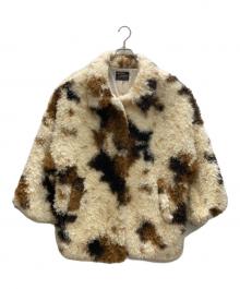 KASTANE（カスタネ）の古着「カールシャギーコート」｜ブラウン×ベージュ