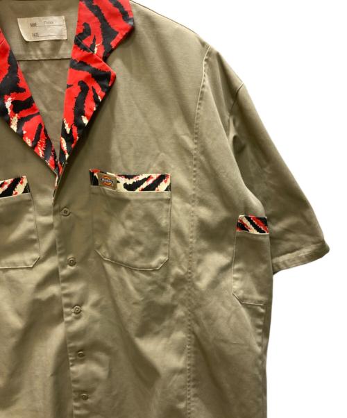 77circa（ナナナナサーカ）77circa (ナナナナサーカ) Dickies (ディッキーズ) オープンカラー ビックワークシャツ ベージュ サイズ:Freeの古着・服飾アイテム