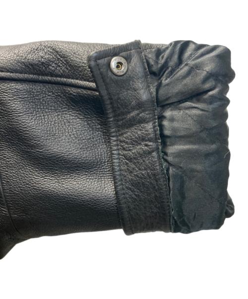 CROFT&BARROW（クロフトアンドバロー）CROFT&BARROW (クロフトアンドバロー) レザージャケット ブラック サイズ:SIZE Lの古着・服飾アイテム