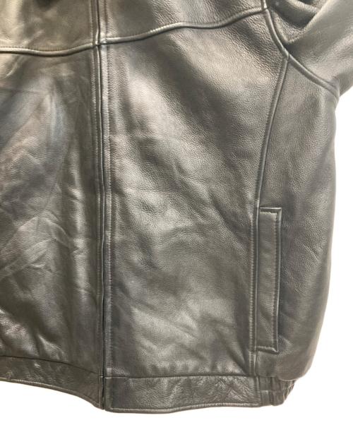 CROFT&BARROW（クロフトアンドバロー）CROFT&BARROW (クロフトアンドバロー) レザージャケット ブラック サイズ:SIZE Lの古着・服飾アイテム