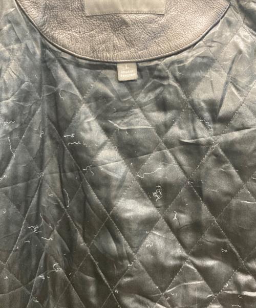 CROFT&BARROW（クロフトアンドバロー）CROFT&BARROW (クロフトアンドバロー) レザージャケット ブラック サイズ:SIZE Lの古着・服飾アイテム