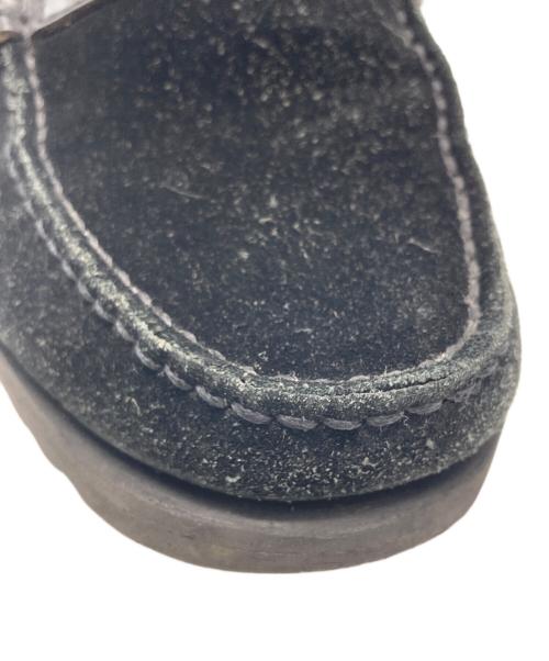 PARABOOT（パラブーツ）PARABOOT (パラブーツ) Coraux / コロー スウェードコインローファー ブラック サイズ:SIZE 8 1/2の古着・服飾アイテム