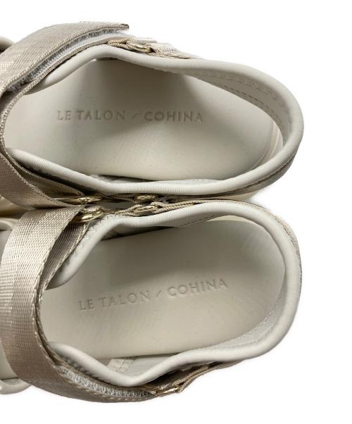 Le Talon（ル タロン）Le Talon (ル タロン) COHINA (コヒナ) コンビベルトスニーカーサンダル ベージュ サイズ:SIZE Sの古着・服飾アイテム
