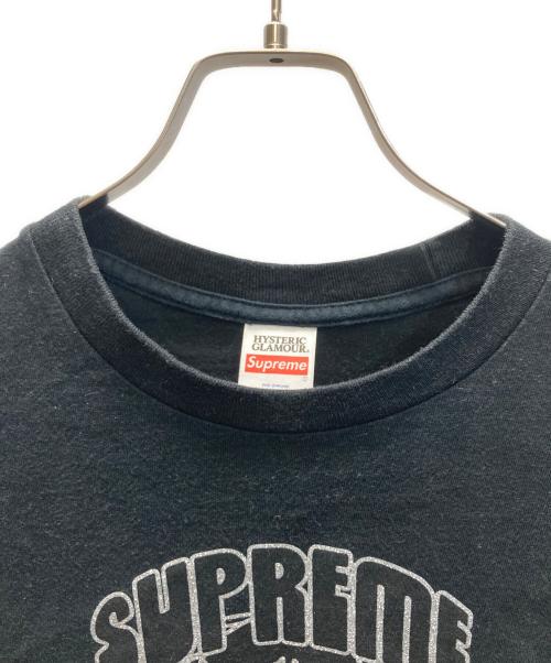 SUPREME（シュプリーム）Supreme (シュプリーム) Hysteric Glamour (ヒステリックグラマー) ロングスリーブカットソー ブラック×シルバー サイズ:SIZE Sの古着・服飾アイテム