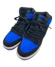 NIKE（ナイキ）の古着「GS Air Jordan 1 Retro High OG "Royal Reimagined" GS エアジョーダン1 レトロ ハイ OG "ロイヤル リイマジンド"」｜ブルー×ブラック