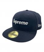 SUPREME×New Eraシュプリーム×ニューエラ）の古着「キャップ」｜ネイビー