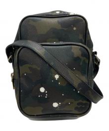 Gentil Bandit（ジャンティバンティ）の古着「カモフラ ミニショルダーバッグ」｜グリーン×ブラウン