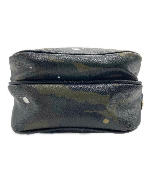 Gentil Bandit（ジャンティバンティ）Gentil Bandit (ジャンティバンティ) カモフラ ミニショルダーバッグ グリーン×ブラウンの古着・服飾アイテム