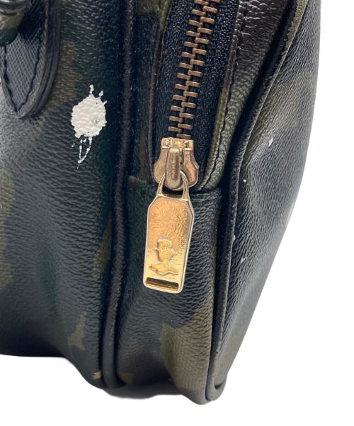 Gentil Bandit（ジャンティバンティ）Gentil Bandit (ジャンティバンティ) カモフラ ミニショルダーバッグ グリーン×ブラウンの古着・服飾アイテム