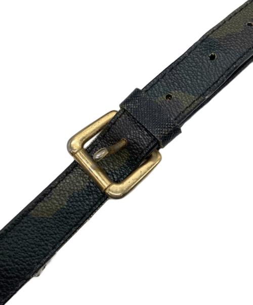 Gentil Bandit（ジャンティバンティ）Gentil Bandit (ジャンティバンティ) カモフラ ミニショルダーバッグ グリーン×ブラウンの古着・服飾アイテム