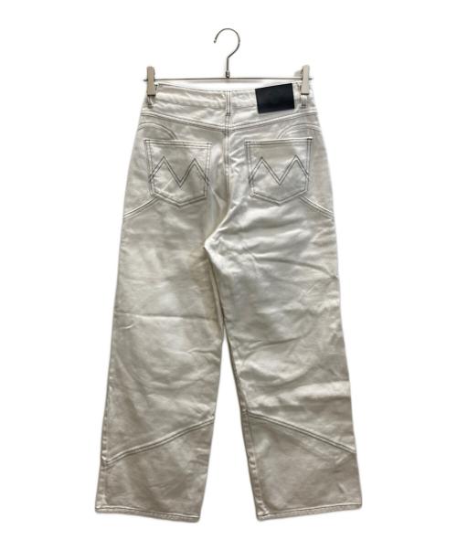 Matin Kim（マーティン・キム）Matin Kim (マーティン・キム) ステッチワイドパンツ ホワイト サイズ:Sの古着・服飾アイテム