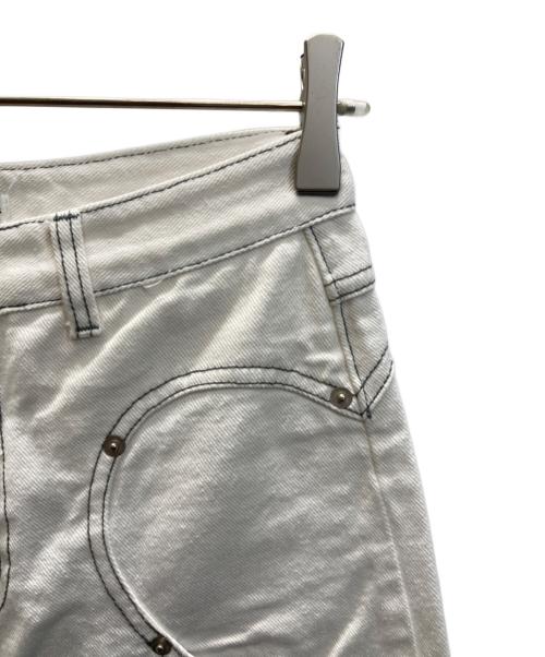 Matin Kim（マーティン・キム）Matin Kim (マーティン・キム) ステッチワイドパンツ ホワイト サイズ:Sの古着・服飾アイテム