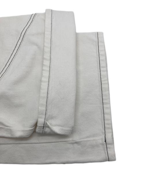 Matin Kim（マーティン・キム）Matin Kim (マーティン・キム) ステッチワイドパンツ ホワイト サイズ:Sの古着・服飾アイテム