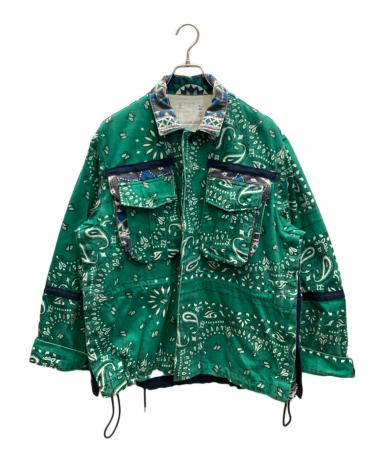 sacaiサカイ　バンダナプリント ボンバージャケット 中古・古着通販】sacai (サカイ) Bandana Print Blouson バンダナ
