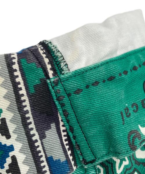 sacai（サカイ）sacai (サカイ) Bandana Print Blouson バンダナプリントブルゾン グリーン サイズ:SIZE2の古着・服飾アイテム