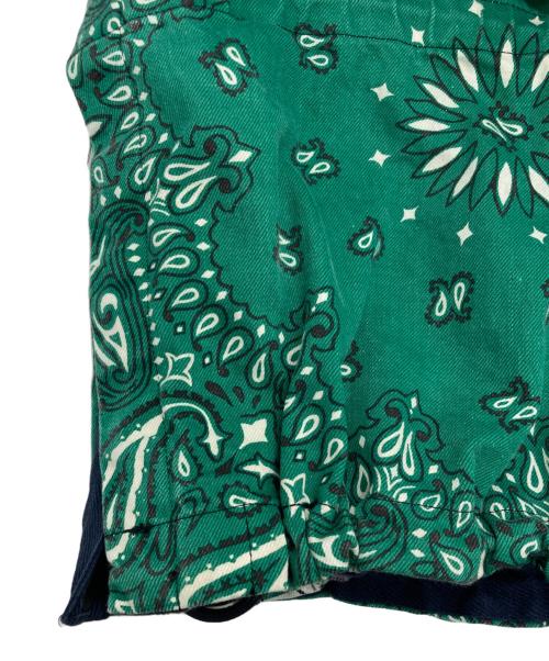 sacai（サカイ）sacai (サカイ) Bandana Print Blouson バンダナプリントブルゾン グリーン サイズ:SIZE2の古着・服飾アイテム