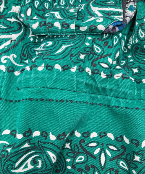 sacai（サカイ）sacai (サカイ) Bandana Print Blouson バンダナプリントブルゾン グリーン サイズ:SIZE2の古着・服飾アイテム