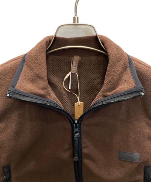 SKIMS（スキムス）SKIMS (スキムス) FLEECE LOUNGE SHRUNKEN ZIP UP JACKET ブラウン サイズ:SIZE XXS 未使用品の古着・服飾アイテム