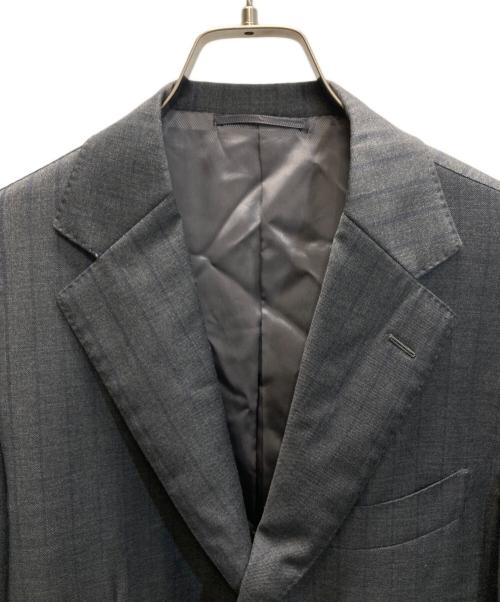 BEAMS F（ビームスエフ）BEAMS F (ビームスエフ) シャドーストライプスーツ グレー サイズ:SIZE 48/8Rの古着・服飾アイテム