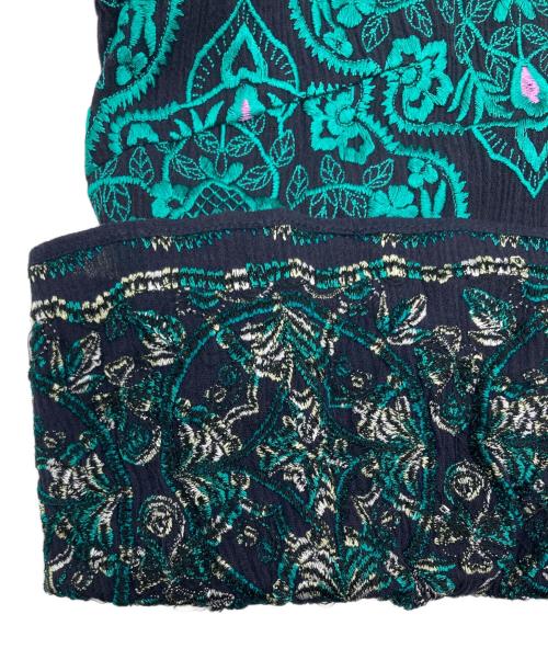 GRACE CONTINENTAL（（グレースコンチネンタル）GRACE CONTINENTAL (（グレースコンチネンタル) サークル刺繍TOP ネイビー サイズ:SIZE 36 未使用品の古着・服飾アイテム