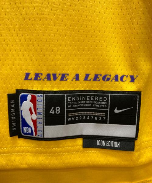 NIKE（ナイキ）NIKE (ナイキ) バスケットボールウェア ドライフィット NBA スウィングマン ジャージー タンクトップ ゲームシャツ イエロー サイズ:Lの古着・服飾アイテム