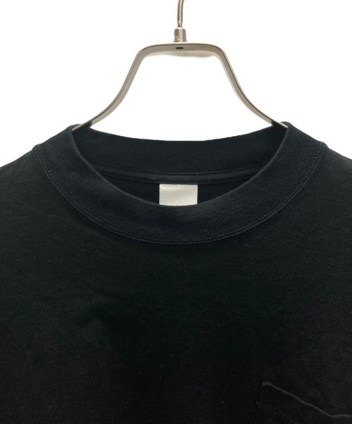 plllllleeeasse（プリーズ）plllllleeeasse (プリーズ) long sleeve pocket tee ブラック サイズ:SIZE XLの古着・服飾アイテム