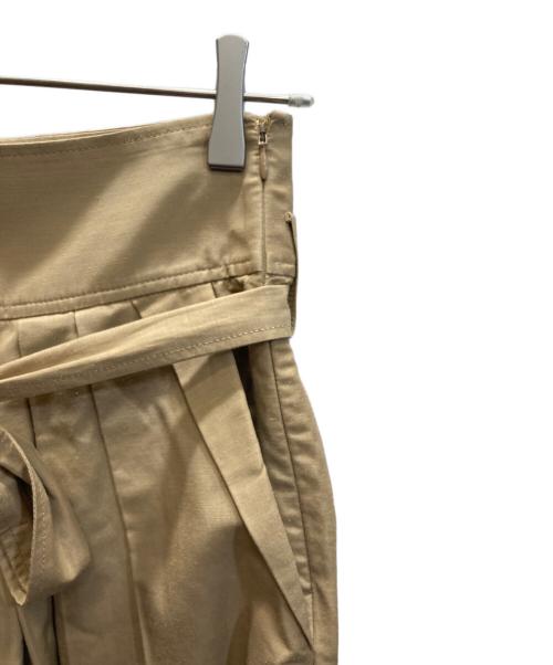 Mame Kurogouchi（マメクロゴウチ）mame kurogouchi (マメクロゴウチ) タックワイドパンツ ベージュ サイズ:SIZE 1の古着・服飾アイテム