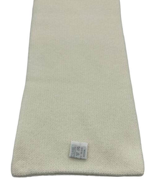 HERMES（エルメス）HERMES (エルメス) カシミヤマフラーストール ホワイト サイズ:下記参照の古着・服飾アイテム
