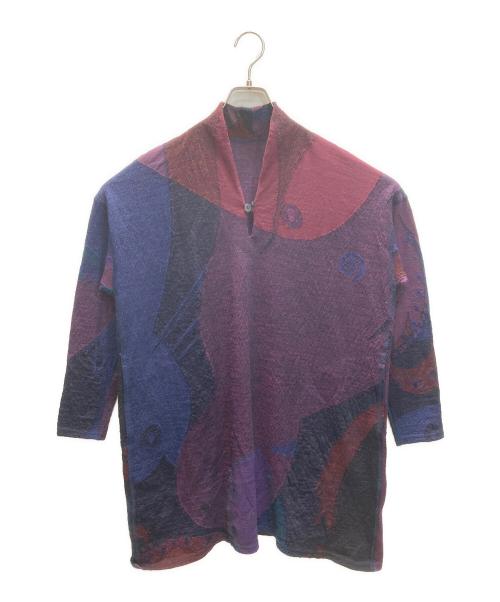 JURGEN LEHL（ヨーガンレール）JURGEN LEHL (ヨーガンレール) アルパカ混総柄ワンピース マルチカラー サイズ:SIZE Mの古着・服飾アイテム