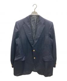 Salvatore Ferragamo（サルヴァトーレ フェラガモ）の古着「金釦紺ブレザー」｜ネイビー
