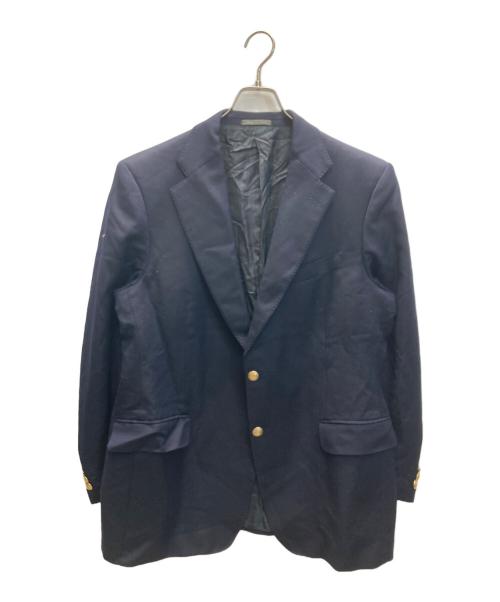 Salvatore Ferragamo（サルヴァトーレ フェラガモ）Salvatore Ferragamo (サルヴァトーレ フェラガモ) 金釦紺ブレザー ネイビー サイズ:56の古着・服飾アイテム