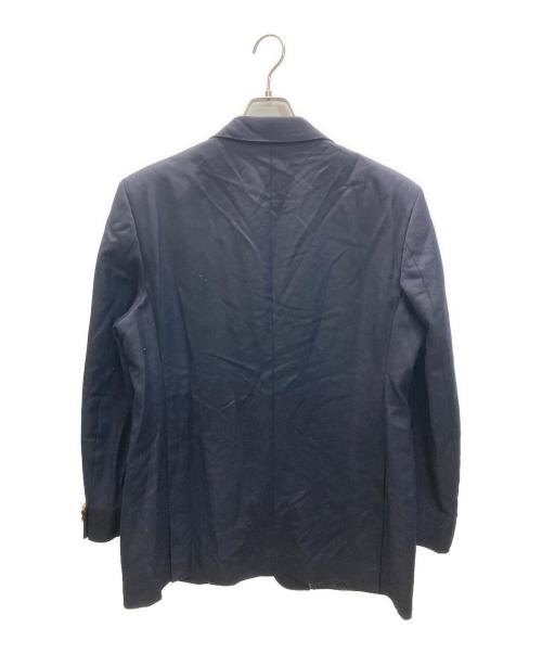 Salvatore Ferragamo（サルヴァトーレ フェラガモ）Salvatore Ferragamo (サルヴァトーレ フェラガモ) 金釦紺ブレザー ネイビー サイズ:56の古着・服飾アイテム