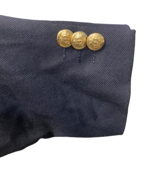 Salvatore Ferragamo（サルヴァトーレ フェラガモ）Salvatore Ferragamo (サルヴァトーレ フェラガモ) 金釦紺ブレザー ネイビー サイズ:56の古着・服飾アイテム