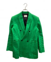 LE PHIL（ル フィル）の古着「テーラードジャケット」｜グリーン