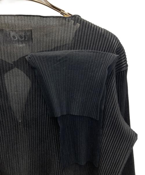 todo kotohayokozawa（トゥードゥー コトハヨコザワ）todo kotohayokozawa (トゥードゥー コトハヨコザワ) プリーツカーディガン ブラック サイズ:下記参照の古着・服飾アイテム