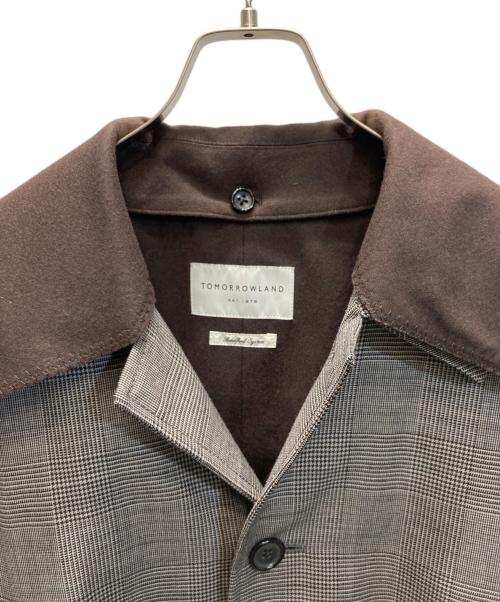 TOMORROW LAND（トゥモローランド）TOMORROW LAND (トゥモローランド) 英式織 ステンカラーコート グレー サイズ:SIZE Mの古着・服飾アイテム