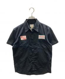 WACKO MARIA（ワコマリア）の古着「マリア刺繍ワークシャツ」｜ブラック