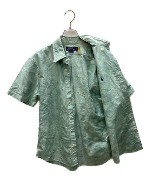 POLO RALPH LAUREN（ポロ・ラルフローレン）POLO RALPH LAUREN (ポロ・ラルフローレン) タイダイオックスフォードシャツ グリーン サイズ:LGの古着・服飾アイテム