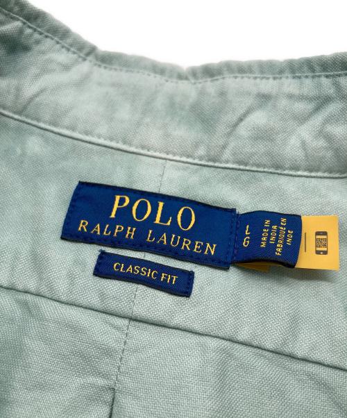 POLO RALPH LAUREN（ポロ・ラルフローレン）POLO RALPH LAUREN (ポロ・ラルフローレン) タイダイオックスフォードシャツ グリーン サイズ:LGの古着・服飾アイテム