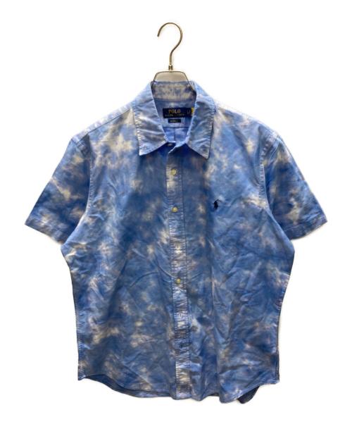 POLO RALPH LAUREN（ポロ・ラルフローレン）POLO RALPH LAUREN (ポロ・ラルフローレン) タイダイオックスフォードシャツ ブルー サイズ:LGの古着・服飾アイテム