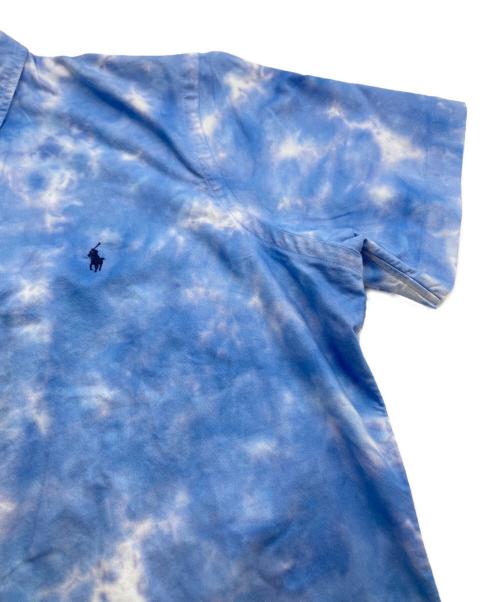 POLO RALPH LAUREN（ポロ・ラルフローレン）POLO RALPH LAUREN (ポロ・ラルフローレン) タイダイオックスフォードシャツ ブルー サイズ:LGの古着・服飾アイテム