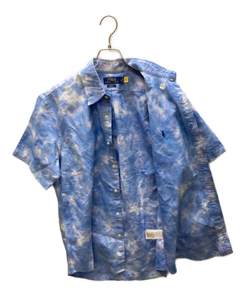 POLO RALPH LAUREN（ポロ・ラルフローレン）POLO RALPH LAUREN (ポロ・ラルフローレン) タイダイオックスフォードシャツ ブルー サイズ:LGの古着・服飾アイテム