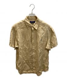 POLO RALPH LAUREN（ポロ・ラルフローレン）の古着「リネンBDシャツ」｜ベージュ