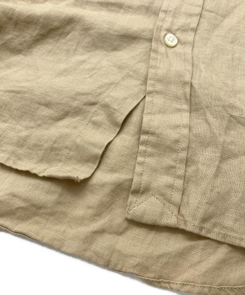 POLO RALPH LAUREN（ポロ・ラルフローレン）POLO RALPH LAUREN (ポロ・ラルフローレン) リネンBDシャツ ベージュ サイズ:SIZE Lの古着・服飾アイテム