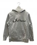 SUPREMEシュプリーム）の古着「Arabic Logo Hooded Sweatshirt」｜グレー